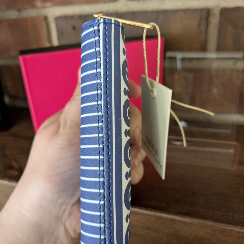 Trina Turk Blue and White Wallet - Picture 3 of 10